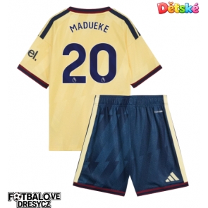 Arsenal Noni Madueke #20 Dětské Alternativní dres komplet 2026-27 Krátký Rukáv (+ trenýrky)